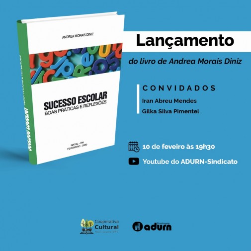 Em livro, professora Andreia Diniz investiga práticas  que contribuem para a construção do sucesso escolar. Obra será lançada no dia 10 de fevereiro